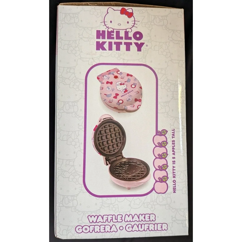 Sanrio Hello Kitty Mini Waffle Maker, Hello Kitty Kitchen Limited Edition, NEW